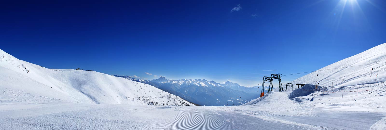 Skiën op de Gitschberg