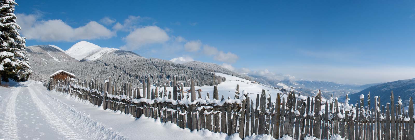 Winter panorama Gitschberg
