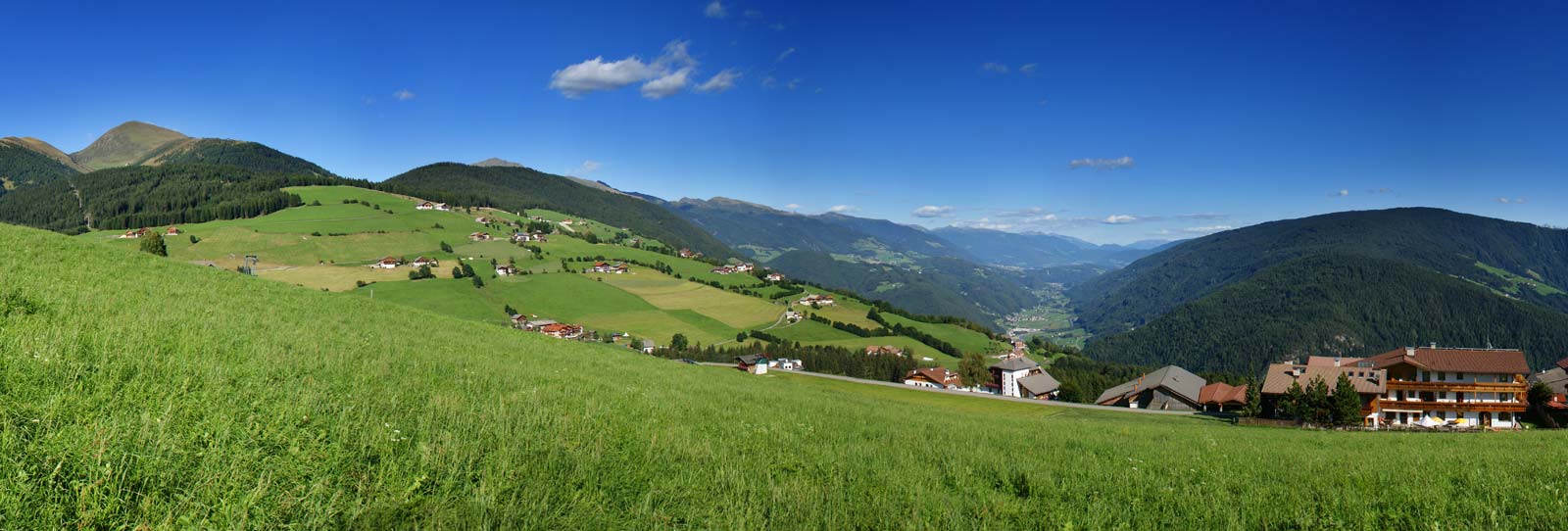 Panoramic view of the mountains