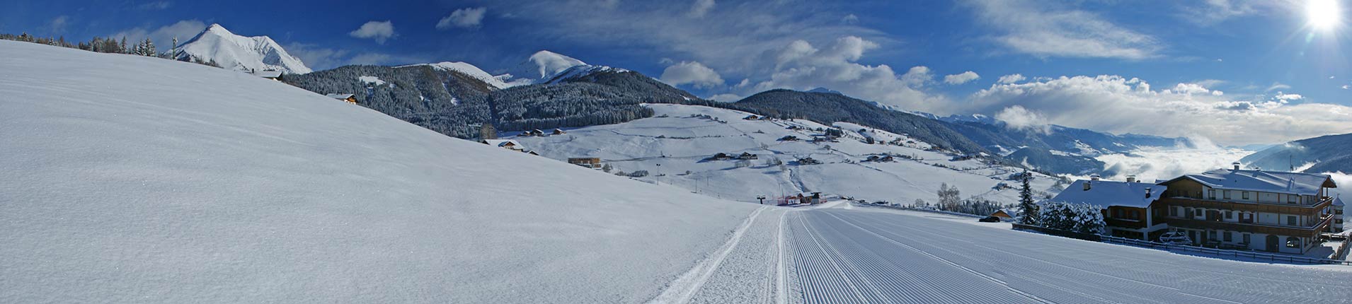 Hotel Oberlechner direkt an der Piste in Meransen