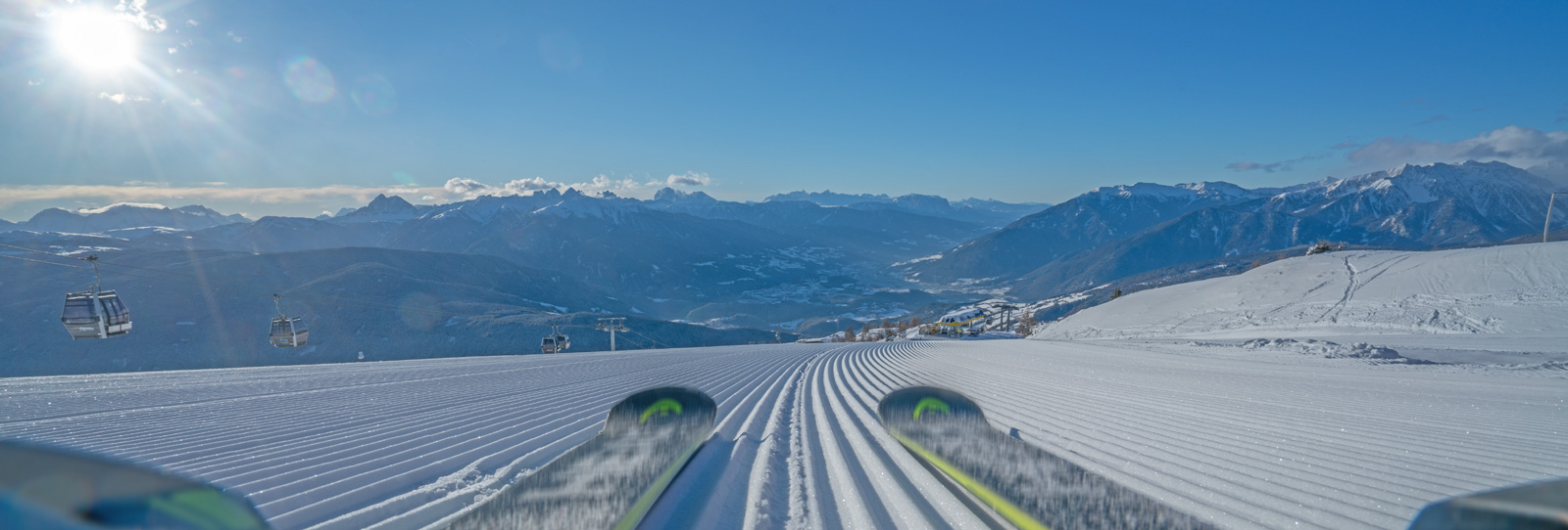 Skipisten im Eisacktal