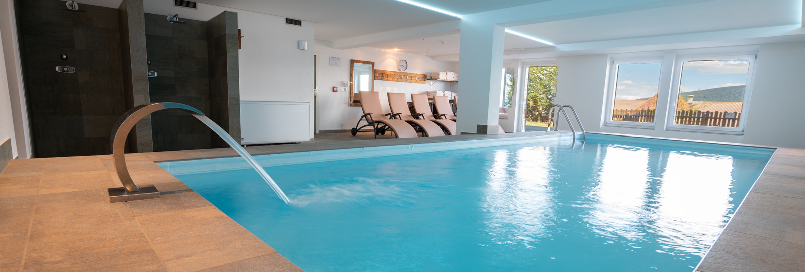 Schwimmbad in Meransen - Hotel Oberlechner